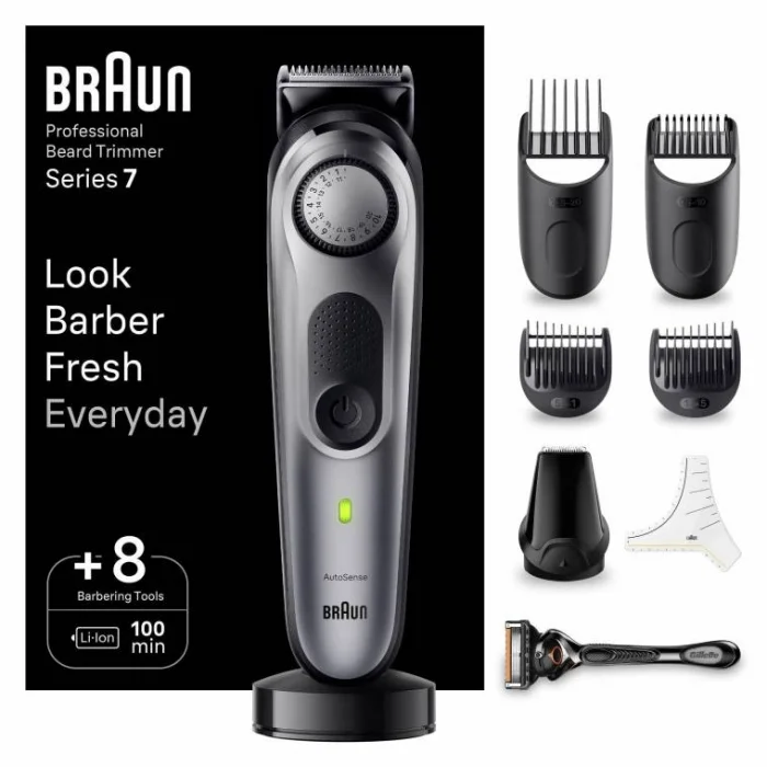 Braun Series 7 BT7420 Sakal ve Saç Kesme Makinesi Siyah