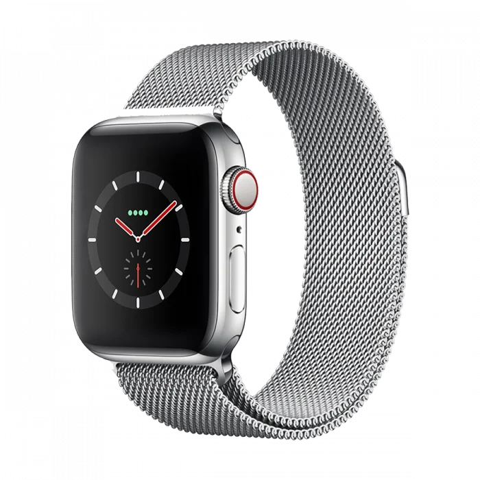 Piili Apple Watch Manyetik Metal Örgülü 38/40/41 mm Kayış Gümüş