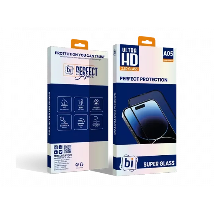 Binano 2,5D Super Glass Samsung A05/A06 Ekran Koruyucu Şeffaf