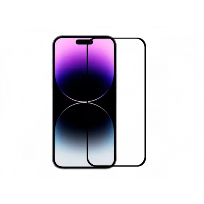 Binano 3D iPhone 15 Pro Cam Ekran Koruyucu Şeffaf