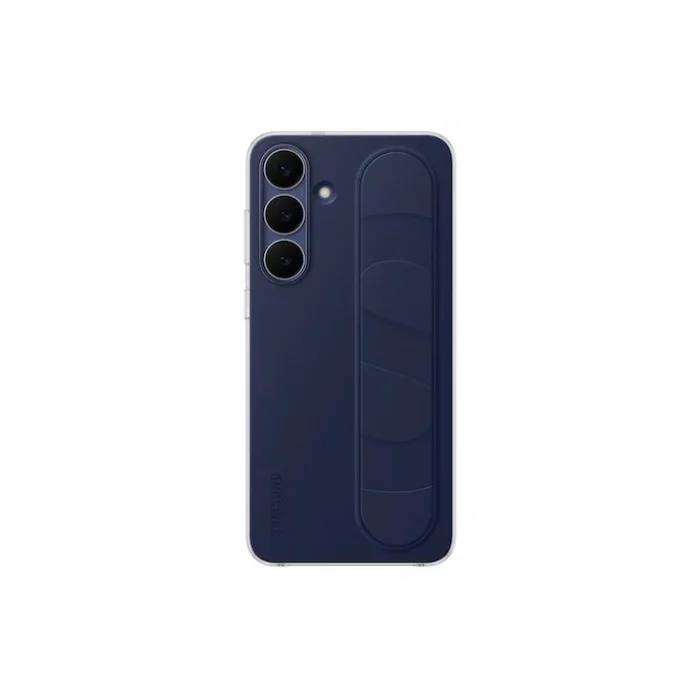 Samsung Galaxy S25 FE Standlı Kordonlu Kılıf Koyu Mavi