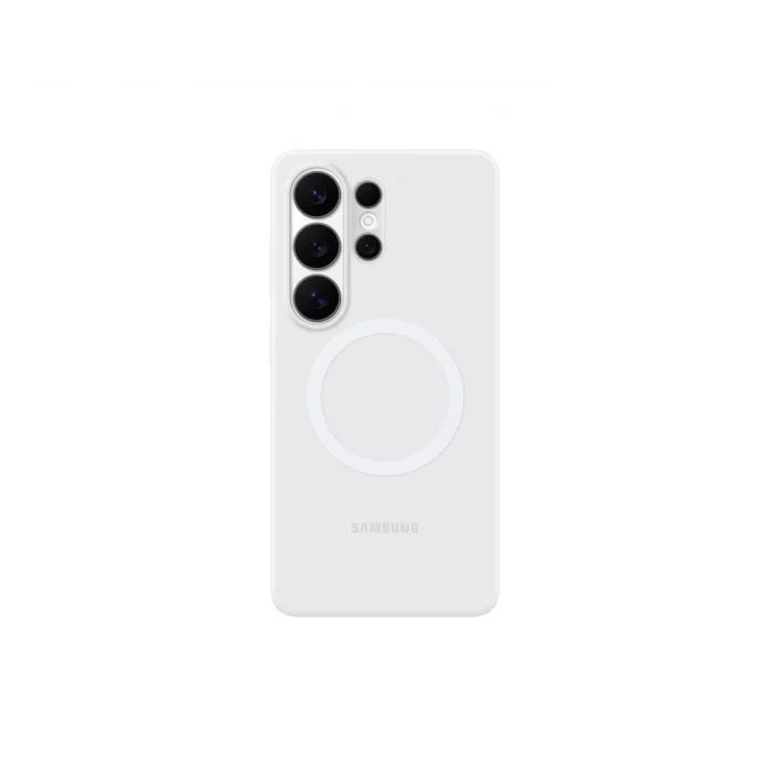 Galaxy S26 Ultra Silikon Magnet Kılıf Beyaz