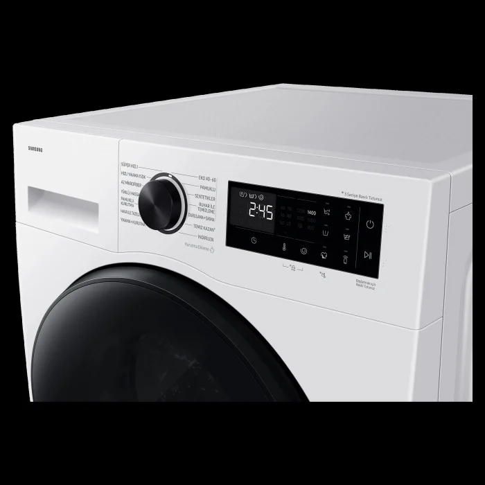 Samsung WD90HG5U34BEAH Combo AI Ecobubble 9 kg Yıkama / 6 kg Kurutma 1400 Devir Kurutmalı Çamaşır Makinesi - Beyaz (D Enerji Sınıfı)