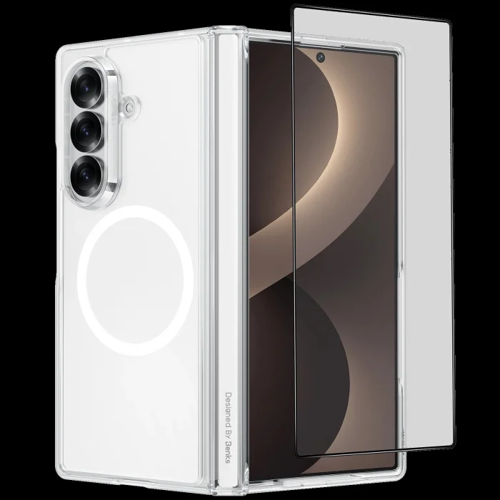 Samsung Galaxy Z Fold8 Ultra Clear Magnet Case Şeffaf