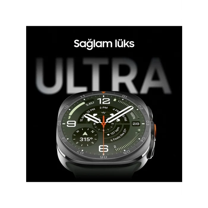 Samsung Galaxy Watch Ultra2 Bluetooth Titanyum Gri Akıllı Saat