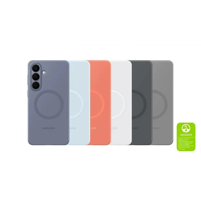 Samsung Galaxy S26+ Silicone Magnet Case Gri