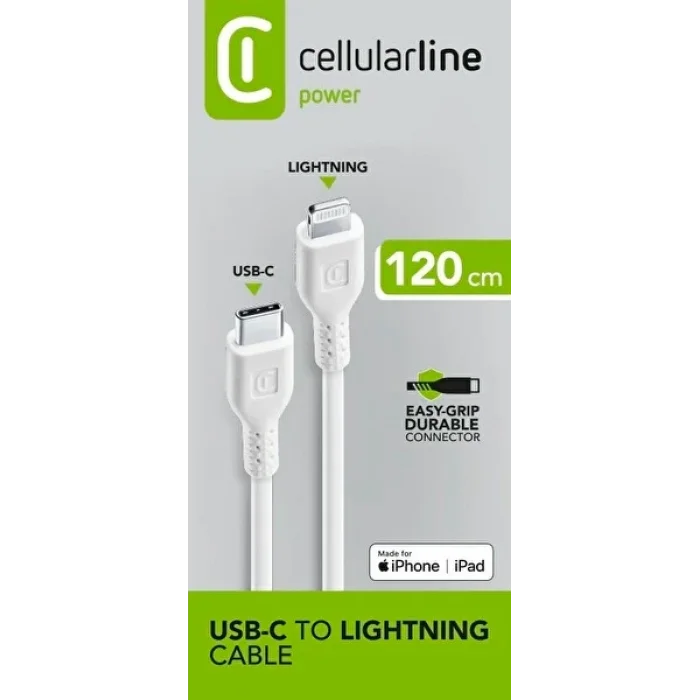 Cellular Line Usb-C Apple Lightning Kablo 2mt Beyaz