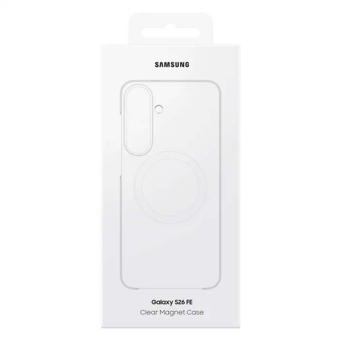 Galaxy S26 FE Şeffaf Magnet Kılıf