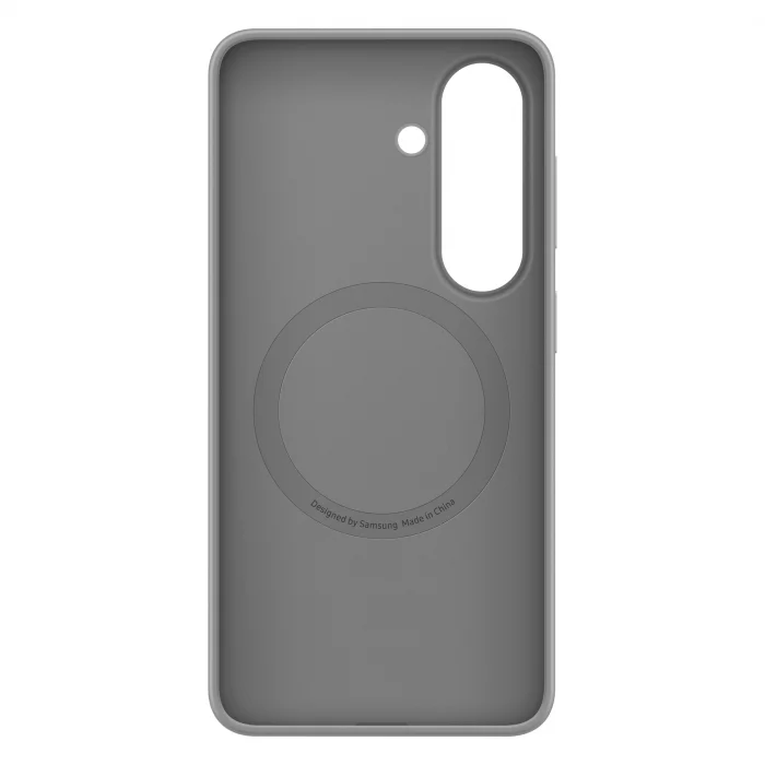 Galaxy S26 Gri Silikon Magnet Kılıf