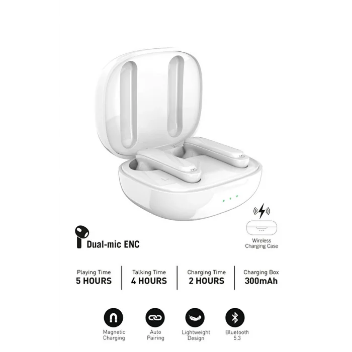 INTOUCH ONNO AIR PRO 2 KABLOSUZ KULAKLIK BEYAZ