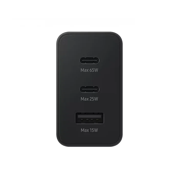 Samsung EP-T6530 65 W Trio Hızlı Şarj Adaptörü Siyah