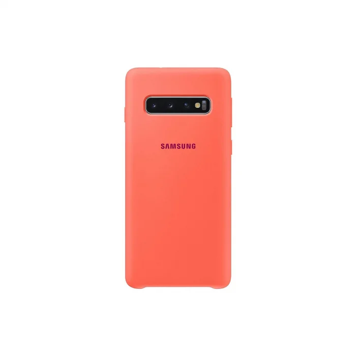Samsung Galaxy S10 Silikon Kılıf - Orijinal Silicone Cover Pembe (EF-PG973)