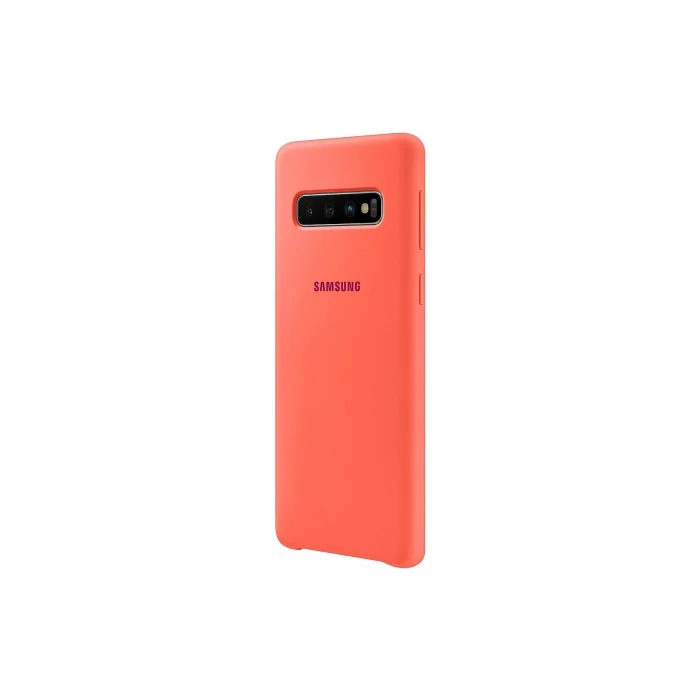 Samsung Galaxy S10 Silikon Kılıf - Orijinal Silicone Cover Pembe (EF-PG973)