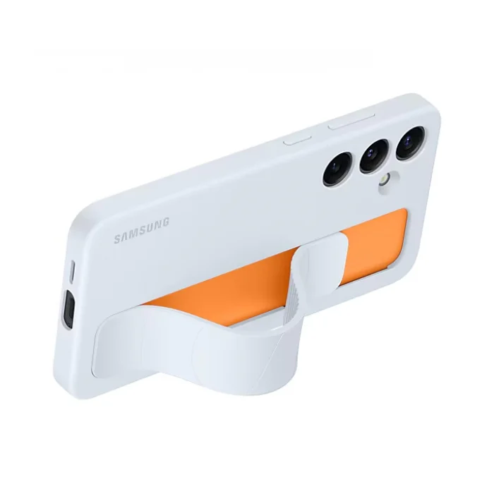 Samsung Galaxy S24+ Standlı ve Kordonlu Kılıf Buz Mavisi