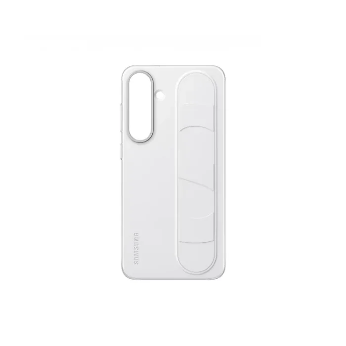 Samsung Galaxy S25+ Standlı Kordonlu Kılıf Beyaz