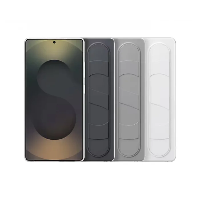 Samsung Galaxy S25 Ultra Standlı Kordonlu Kılıf - Beyaz