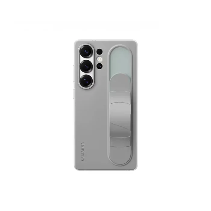 Samsung Galaxy S25 Ultra Standlı Kordonlu Kılıf Gri