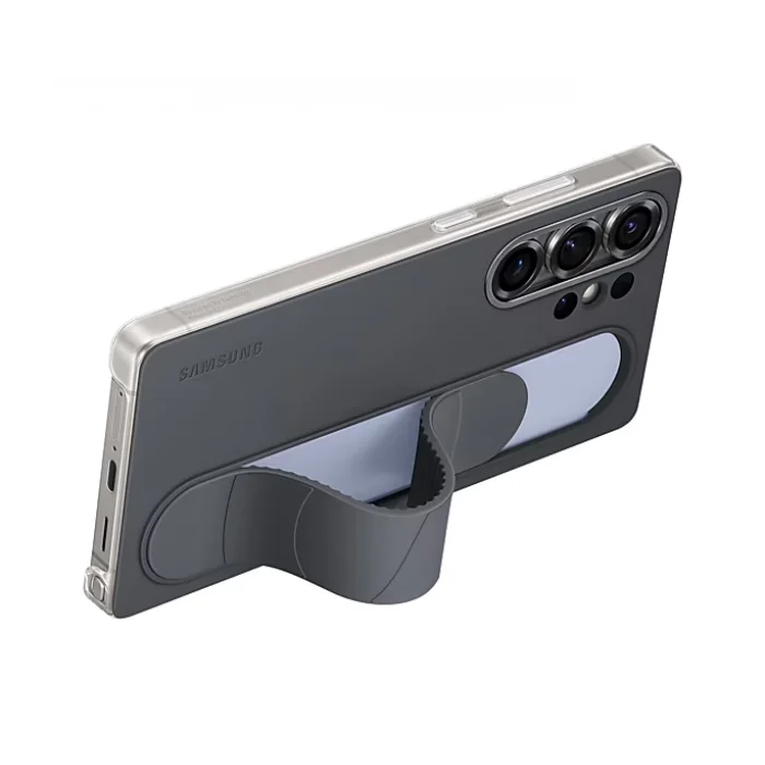 Samsung Galaxy S25 Ultra Standlı Kordonlu Kılıf Siyah