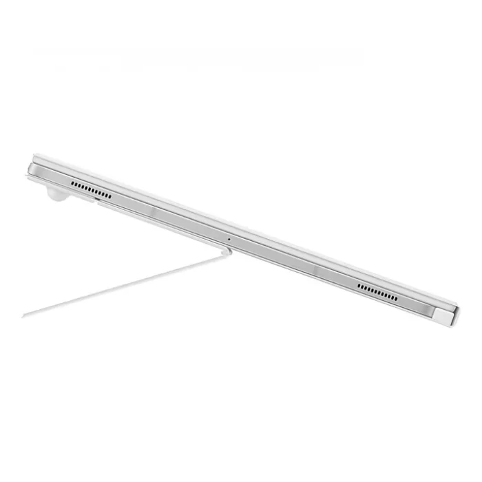 Samsung Galaxy Tab S10+ Klavyeli Mousepadli Kılıf Beyaz