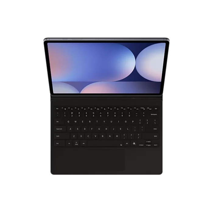 Samsung Galaxy Tab S10+ Klavyeli Mousepadli Kılıf Siyah