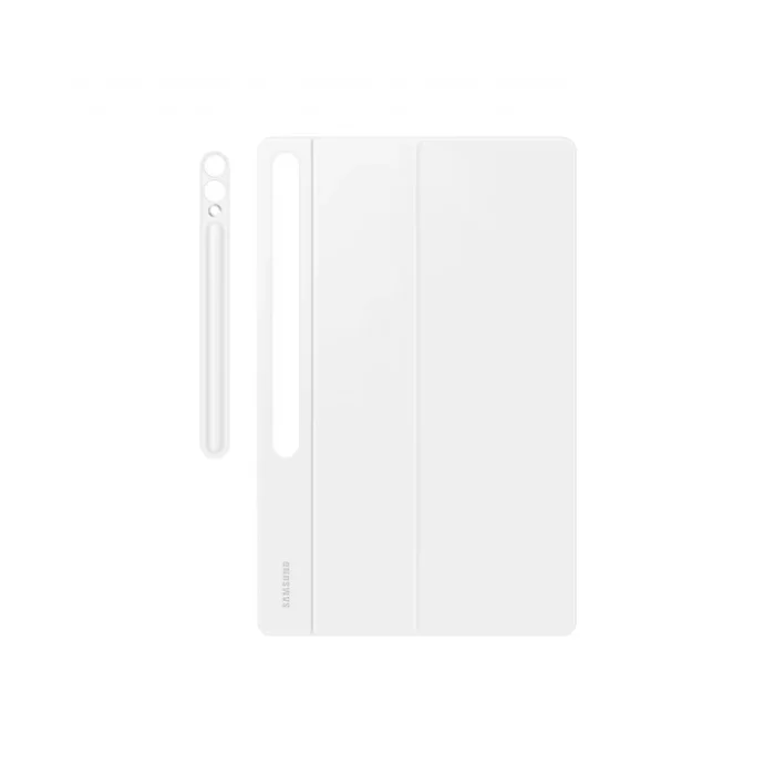 Samsung Galaxy Tab S10 / S9 Ultra Klavyeli Mousepadli Kılıf Beyaz