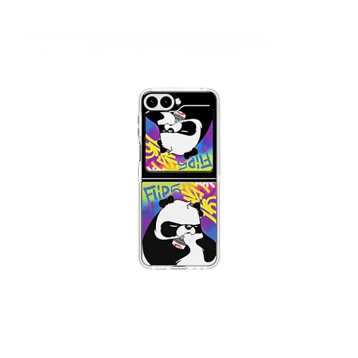 Samsung Galaxy Z Flip 5 Flipsuit Kılıf Angry Panda
