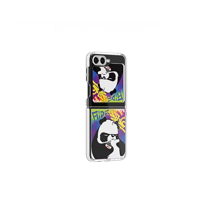 Samsung Galaxy Z Flip 5 Flipsuit Kılıf Angry Panda