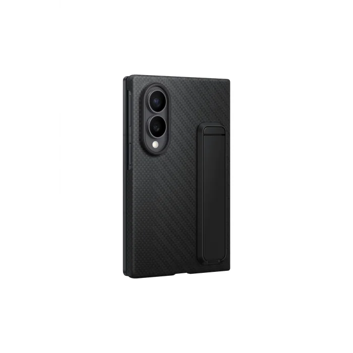 SAMSUNG GALAXY Z FOLD8 STANDLI KARBON KILIF SİYAH