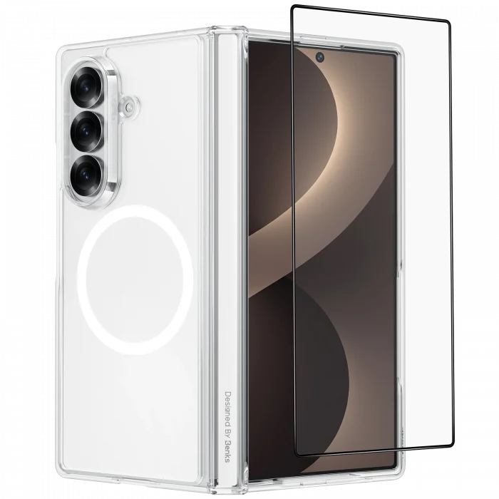 Samsung Galaxy Z Fold8 Ultra Clear Magnet Case Şeffaf