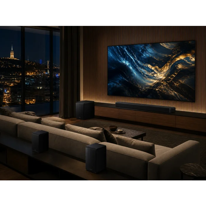 Samsung HW-Q990H 11.1.4 Kanal Dolby Atmos Soundbar ve Arka Hoparlör