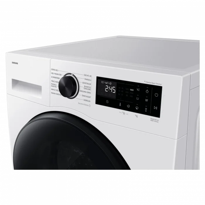 Samsung WD90HG5U34BEAH Combo AI Ecobubble 9 kg Yıkama / 6 kg Kurutma 1400 Devir Kurutmalı Çamaşır Makinesi - Beyaz (D Enerji Sınıfı)