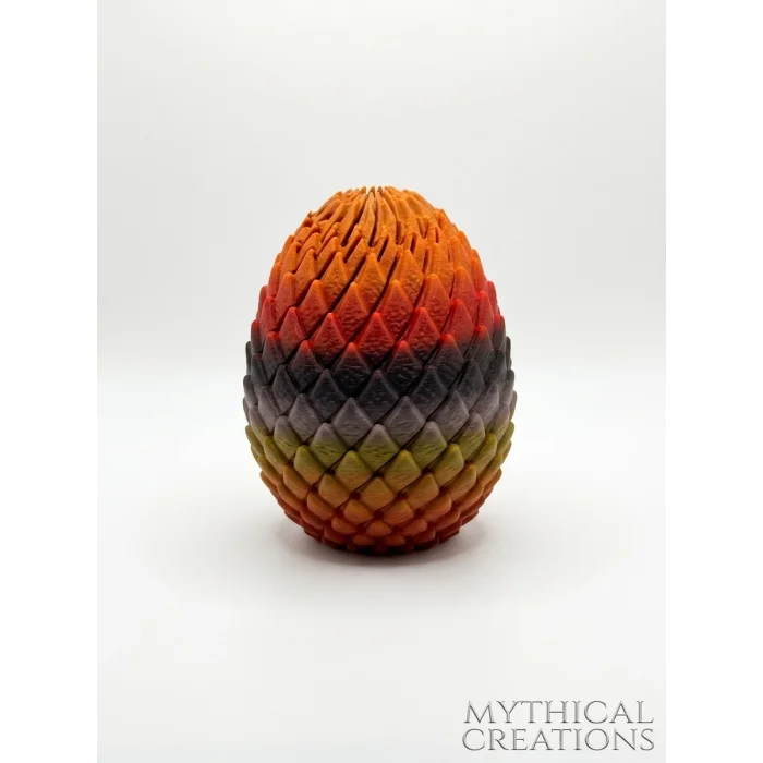 SerinAl Büyük Boy Dragon Yumurtası Fidget Oyuncak | 3D Baskı Ejderha Yumurtası