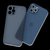 Piili iPhone 13 Pro Max 0,3mm Ultra İnce Silikon Kılıf Mavi
