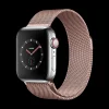 Piili Apple Watch Metal Örgülü 42/44/45 mm Kayış Rose