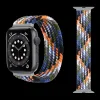 Piili Apple Watch Hasır Band Kamuflaj 42/44/45 mm Mavi