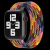 Piili Apple Watch Hasır Band Kamuflaj 42/44/45 mm Kırmızı