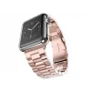 Bipower Apple Watch Uyumlu 42-44MM KRD16 Metal Kordon Pembe