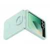 Samsung Galaxy Z Flip 6 Yüzüklü Silikon Kılıf Mint
