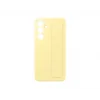 Samsung Galaxy S24 FE Kordonlu & Standlı Silikon Kılıf Sarı