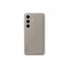 Samsung Galaxy S24 Standlı ve Kordonlu Kılıf Boz Kahverengi