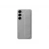 Samsung Galaxy S25+ Standlı Kordonlu Kılıf Gri
