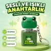 Click Clack Zoo Frog Prince Kurbağa Sesli Anahtarlık