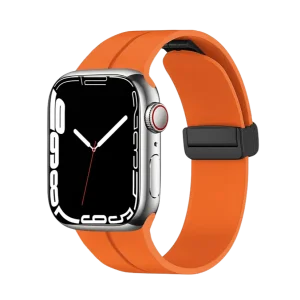 Piili Apple Watch 42-44-45-49 mm Rubber Kayış Turuncu