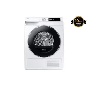 Samsung DV90DG6845LEAH 9 Kg Çamaşır Kurutma Makinesi Beyaz