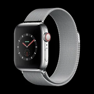 Piili Apple Watch Manyetik Metal Örgülü 38/40/41 mm Kayış Gümüş