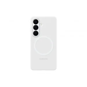Samsung Galaxy S26 Silikon Magnet Kılıf Beyaz