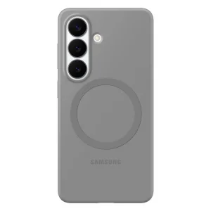 Galaxy S26 Gri Silikon Magnet Kılıf