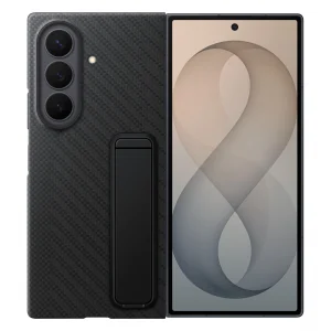 Galaxy Z Fold8 Ultra Siyah Standlı Karbon Kılıf