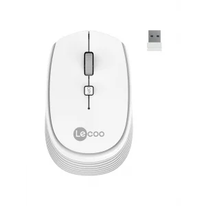 Lenovo Lecoo WS202 Ergonomik Optik Kablosuz Mouse Beyaz