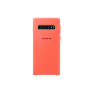 Samsung Galaxy S10 Silikon Kılıf - Orijinal Silicone Cover Pembe (EF-PG973)